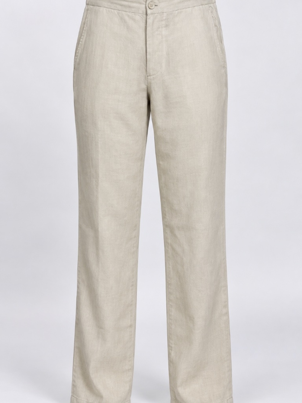 Kenneth Cole New York Vintage Y2K Mens 100% Linen Pants Beige 38x32 Size L